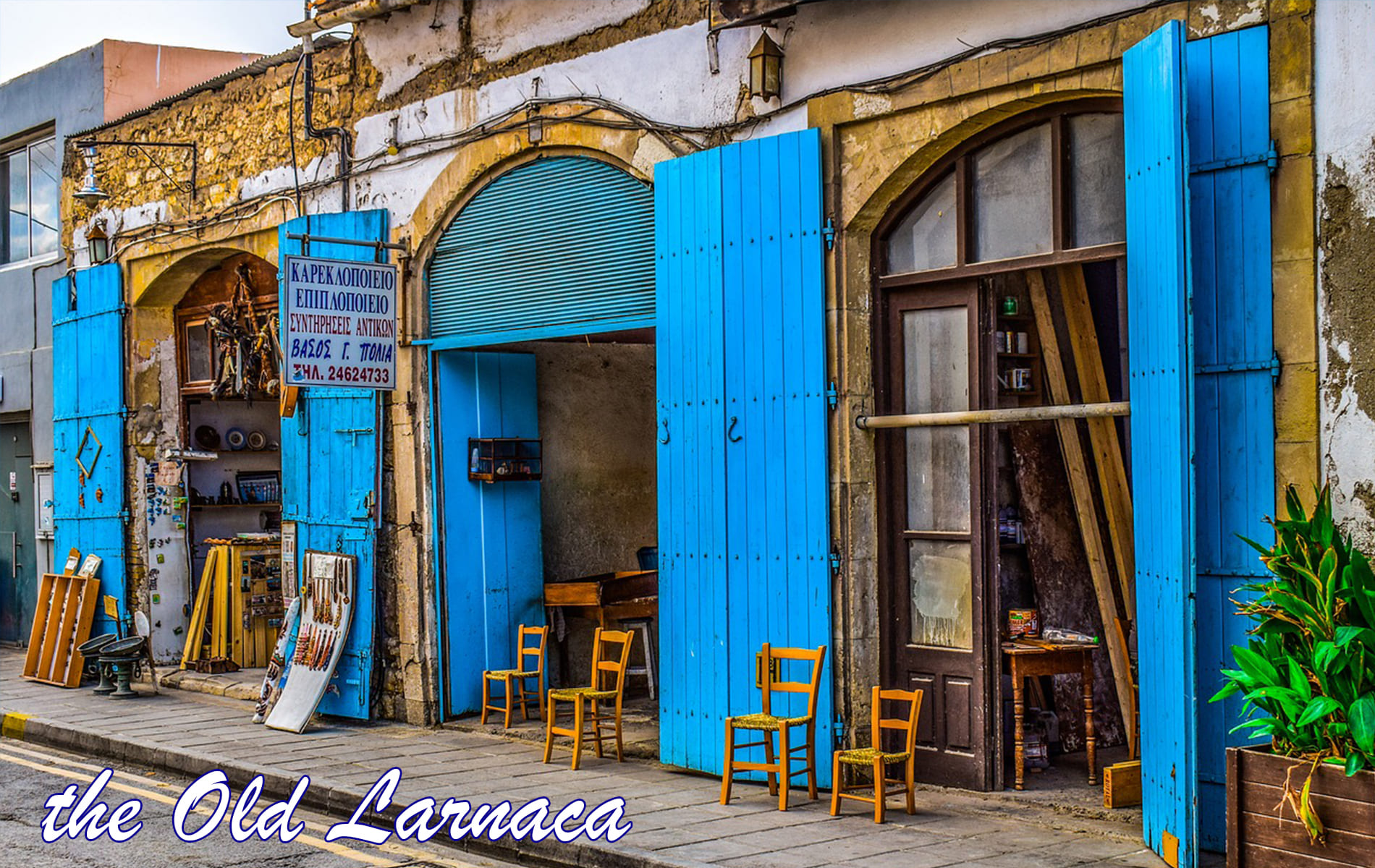 Larnaca taxi and old Larnaca