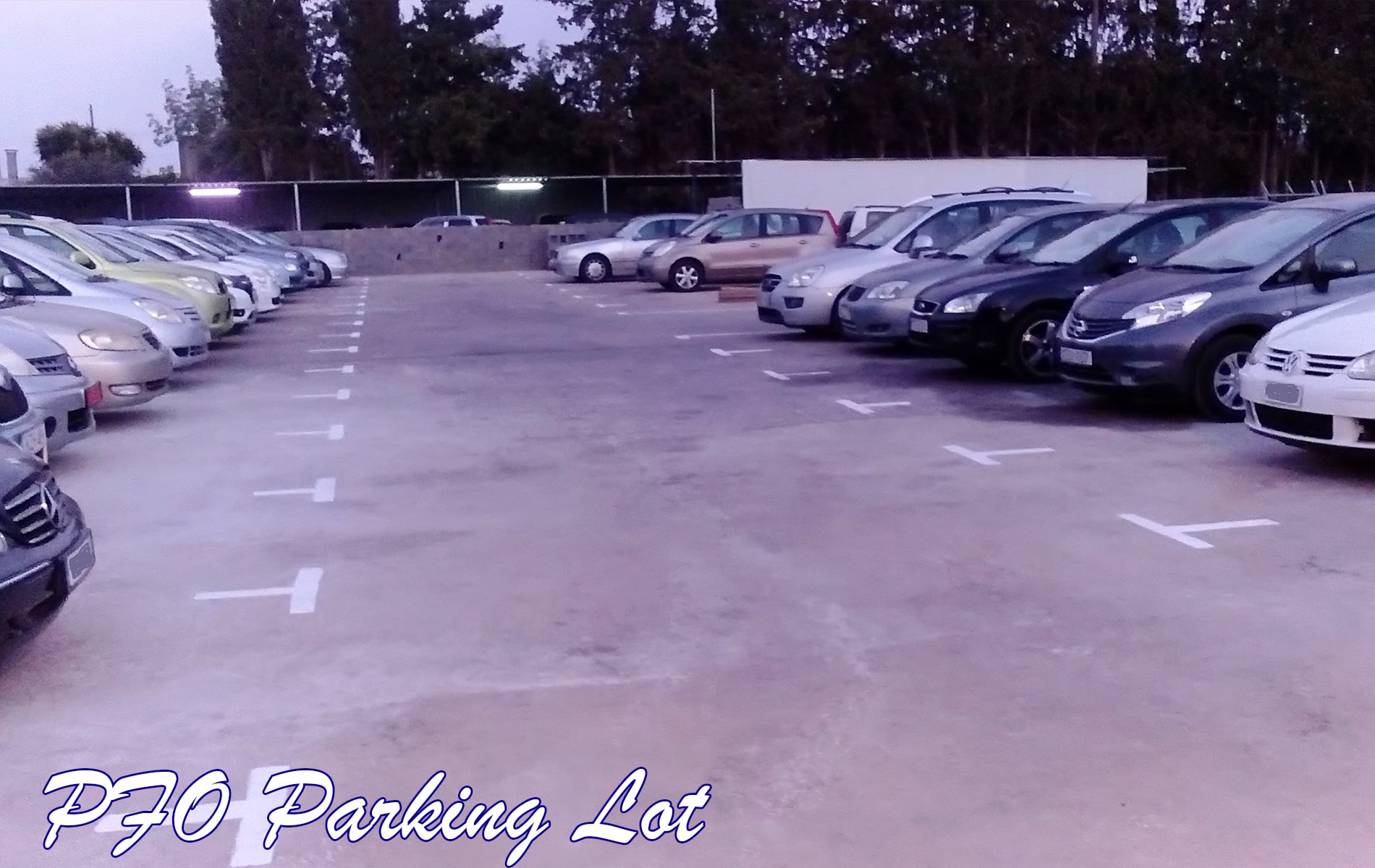 Paphos Airport transfers from the PFO parking lot